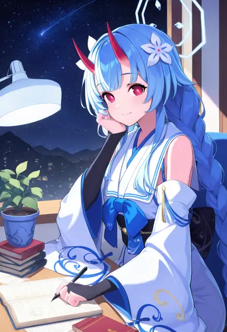 Waraku Chise | 和楽チセ (Blue Archive) [Illustrious]