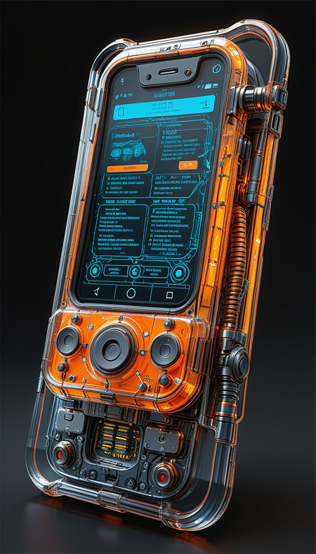 (in ARTIST style:1.4), (masterpiece:1.7), properly positioned, straight,  glow neon, neon, hyperrealism, glossy, shinny, clear image, accurate picture, clear picture, precise image, focused image, 
View of buggy vehicle (science fiction texture, science fiction skin, science fiction, someplastic, no humans, black background, simple background, phone, still life, cable, screen, cellphone, english text, old style, old phone, device, wearable item, Frontal View,  (transparent:2), transparent skin, transparent texture),orange color,
(masterpiece:1.8), (highest detailed:1.8), (angle:1.8), perfectly lighted, (contrast), (saturated), (((sharp focus))),
(hyperdetailed:1.3), (intricate details:1.2), (Refined details:1.3), (best quality:1.5), highly detailed textures, vibrant colors,
 (ultra sharp focus:1.8), (detailed skin:1.8), (detailed display:1.8), (thin lines:1.8), (best quality:1.8),
<lora:Apparatus_-_Traction_City_Walkers_Vehicles:0.7>,