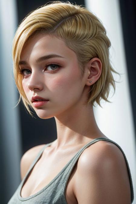 a 20 yo woman, blonde, (hi-top fade:1.3), dark theme, soothing tones, muted colors, high contrast, (natural skin texture, hyperrealism, soft light, sharp)
<lora:polyhedron_skinny_all:0.3><lora:more_details:0.3><lora:add_detail:0.3>