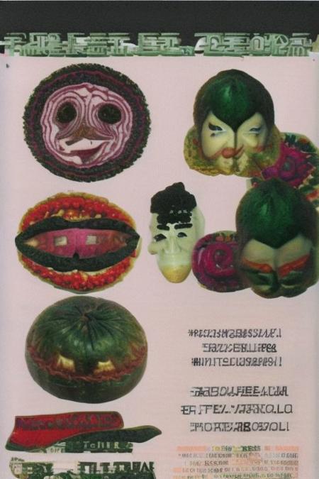 Weirdcore upper body and face of <ffurian> male man in desert,  Chinese bronzes (face portrait 1.6) (vegetables flying 1.7) mysterious emotions, 90VHS, (ffurian man with beard 1.1) photorealistic, best quality, 4k, high quality, (ffurian turkish clothing 1.2) (vegetable man 0.8), ms paint style <lora:ms-paint-lora:1> (kebab food 1.2), middle east aesthetic,   <lora:y2kaesthetic:0.7>, half0ster, organic sculptures, dasai, text everywhere