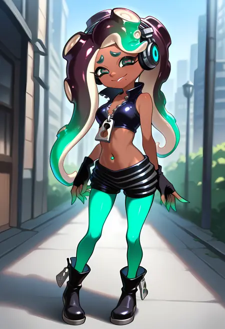 Marina - Splatoon - 5 Outfits