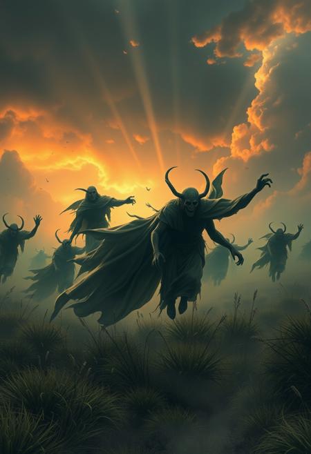 Falling, Crying, Sleeping, through the air
with the evil, shadows, moving towards the sky!
Tomb spirits marching in the fields of eternal....life
crying like a God....a terrified...God!!
Falling, crying, sleeping in the air
with the evil, shadows, moving towards the sky!
