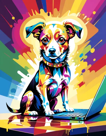 Abstract Maximalist Style SDXL