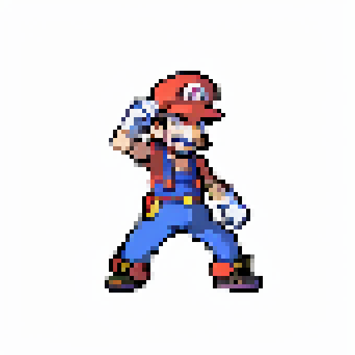 Pokemon Trainer Sprite PixelArt image by titansteng