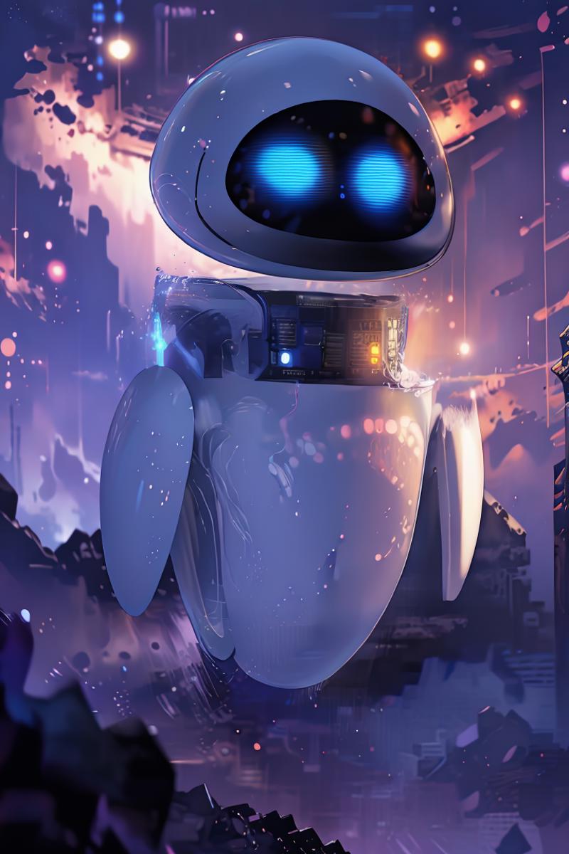 Wall-E and EVE | Concept MissU |SD1.5 image by Code_Breaker_Umbra