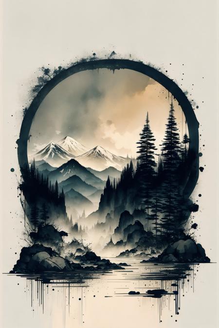 Ink scenery | 水墨山水 v1.0