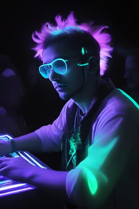 PESpectral Glow neon sci-fi