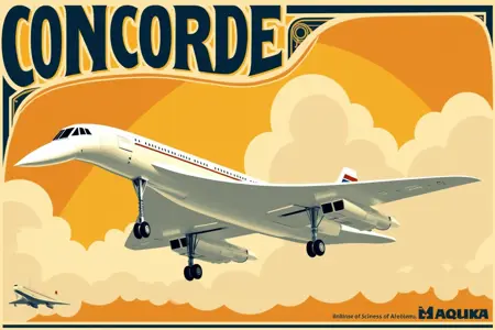 Concorde supersonic passenger jet