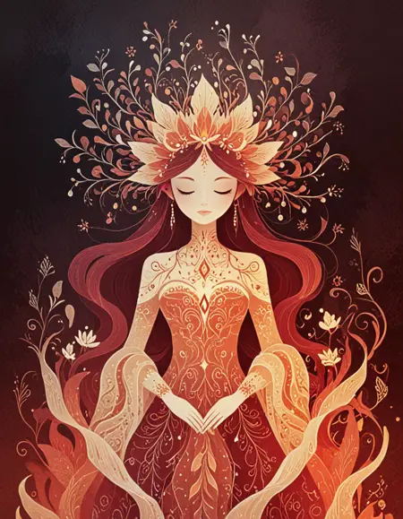 Art Nouveau Carmine
