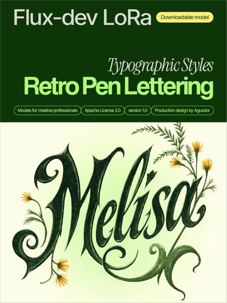 Retro Pen Lettering v1.0