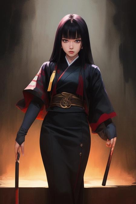 score_9, score_8_up, score_7_up, dramatic lighting, ac_neg1, 1futa, tomie, ninja outfit,