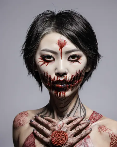 Horror Zombie Portrait XL