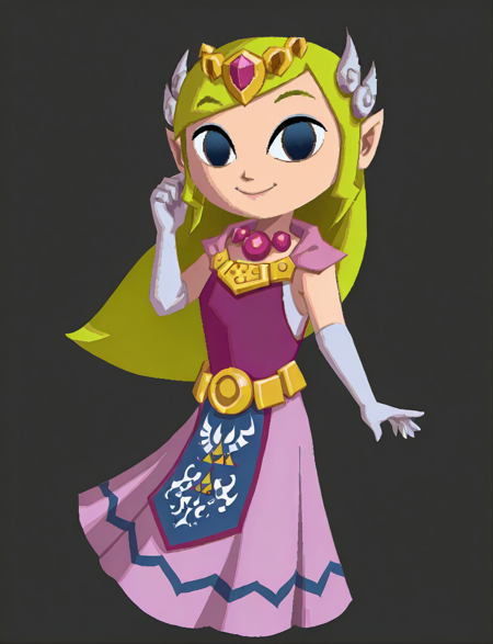 Toon Zelda (Wind Waker/Spirit Tracks) commission Illustrious