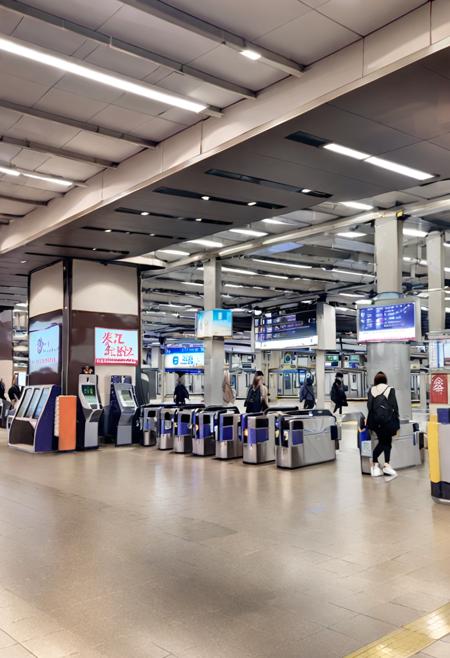 阪急梅田駅3F改札口 / Hankyu UMEDA station, 3F ticket gate SDXL SDXL_V1