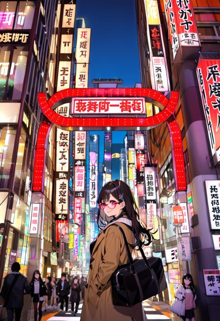 歌舞伎町1番街アーチ Kabukicho 1st Avenue Arch SDXL SDXL_V1
