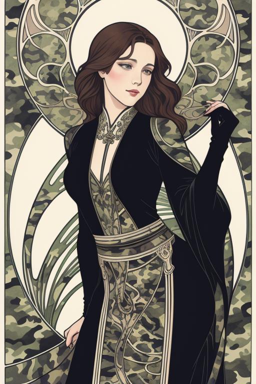 Art Nouveau Style image by LostInThePrinterDrivers