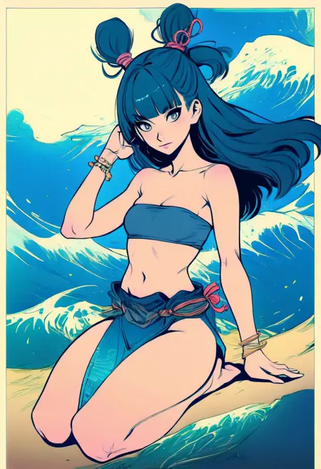 Neo Traditional Japanese art style DHXL