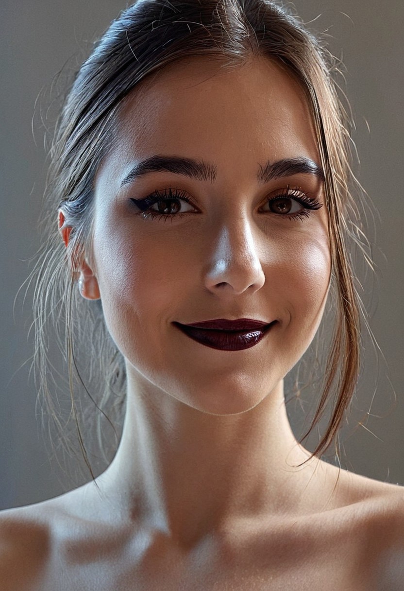 european beautiful girl, 23 age, little smile, brown hazel eyes dark makeup, fullbody, instagram post,
masterpiece, 4k, ray tracing, intricate details, highly-detailed, hyper-realistic, 8k RAW Editorial Photo.