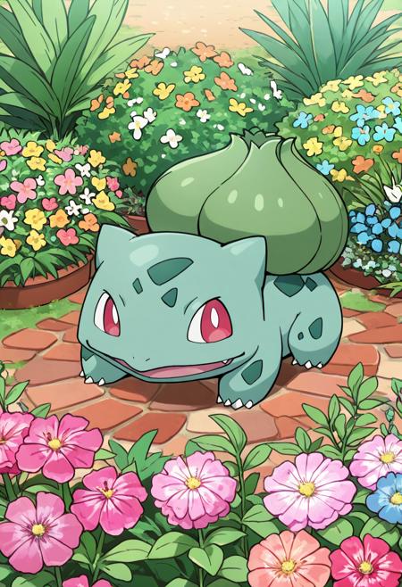 Bulbasaur (Pokemon) (Pokedex #0001) [Illustrious & Pony] Illustrious