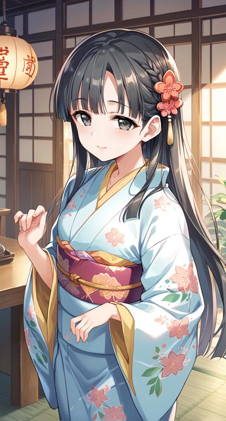 kbykwse kimono, kobayakawa sae, black eyes, black hair, braid, eyebrows visible through hair, japanese clothes, kimono, long hair, long sleeves, print kimono, shiny, shiny hair, wide sleeves, flower, hair flower, hair ornament, highres, bangs, blunt bangs, bow, kbykwse school,kobayakawa sae,bangs,blue skirt,blunt bangs,collarbone,flower, grey eyes,black hair, hair ornament,highres,long hair, neckerchief,pleated skirt,sailor collar,school uniform,serafuku,shirt,short sleeves,skirt,white shirt, blue sailor collar,blue serafuku,blue shirt,blush,red neckerchief, eyebrows visible through hair,braid, flower,hair flower,hair ornament,highres, bangs,blunt bangs,bow, kbykwse miyabinigohoushi, kobayakawa sae, black eyes, black hair, dress, long hair, alternate costume, apron, black dress, black footwear, black ribbon, blush, collarbone, detached collar, enmaided, frilled hairband, frills, hairband, long sleeves, maid, neck ribbon, ribbon, sidelocks, twintails, white apron, kbykwse aikurushii, kobayakawa sae, bangs, dress, eyebrows visible through hair, flower, grey eyes, black hair, hair flower, hair ornament, long hair, blush, highres, black thighhighs, braid,