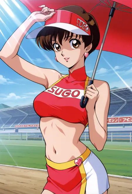 Sugou Asuka (菅生あすか) from Future GPX Cyber Formula Zero (新世紀GPXサイバーフォーミュラ Zero)