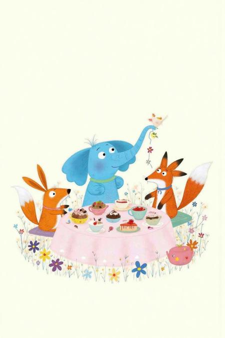 Adventure Time: Whimsical Children's Book Illustration Style v1.0