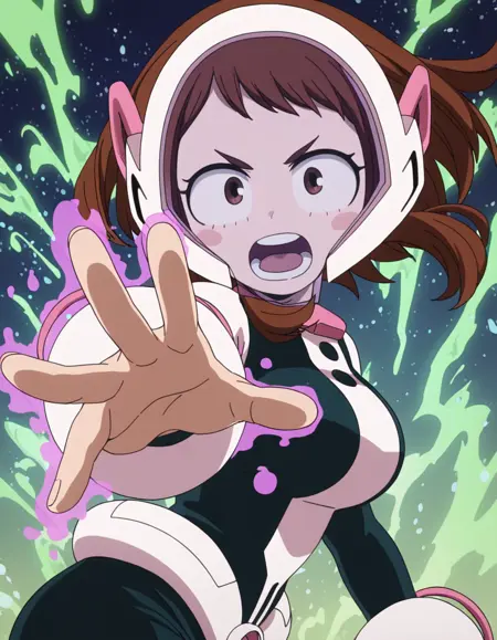 Uraraka Ochako with Helmet - My Hero Academia | NAI v-pred
