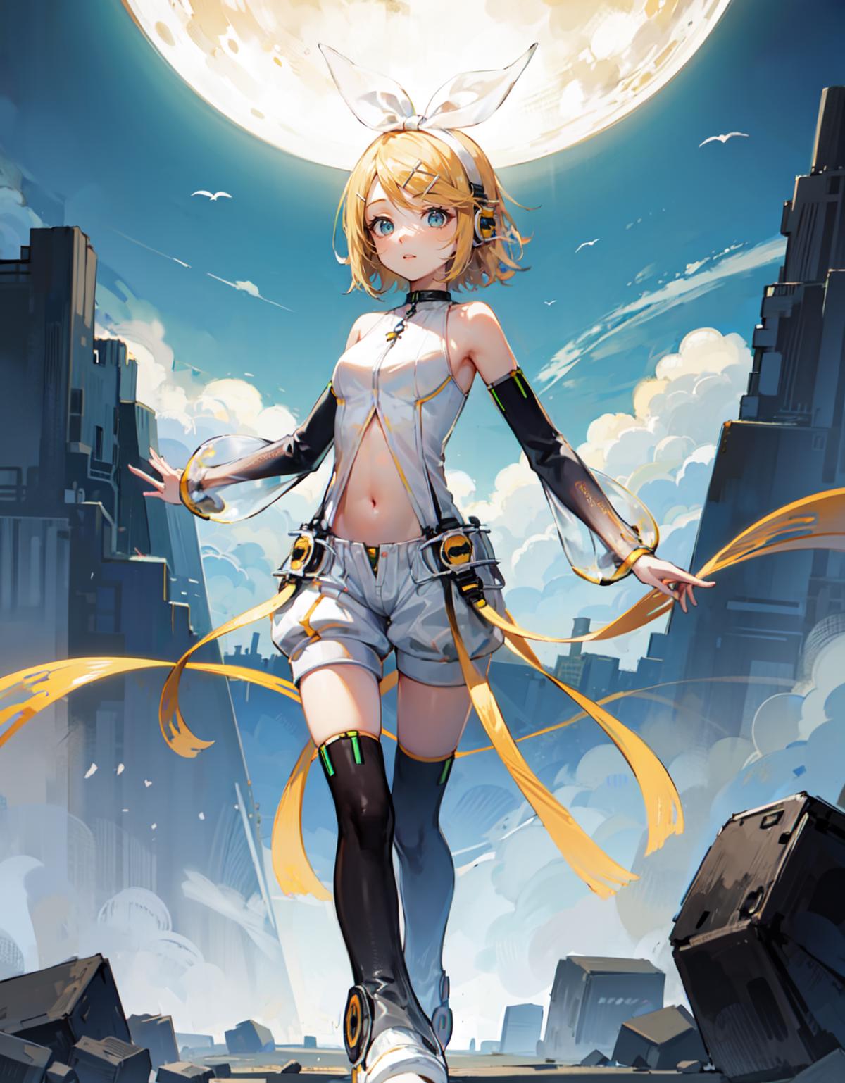 Kagamine Rin (append)| LoRA image by SoftCherries