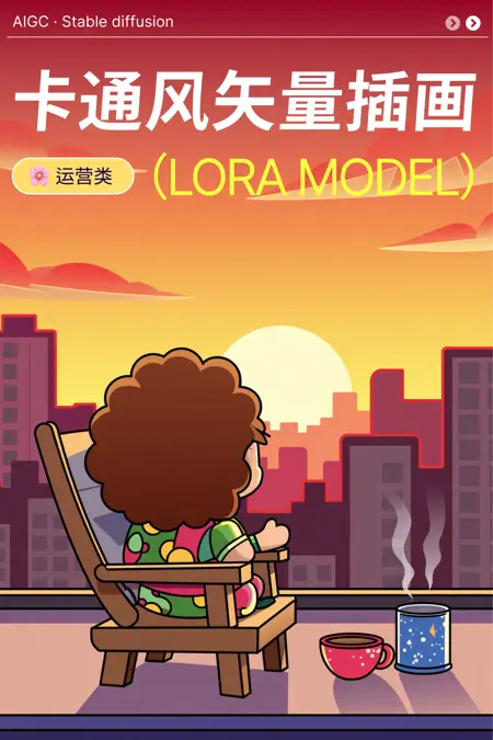 电商|卡通风矢量线条运营插画