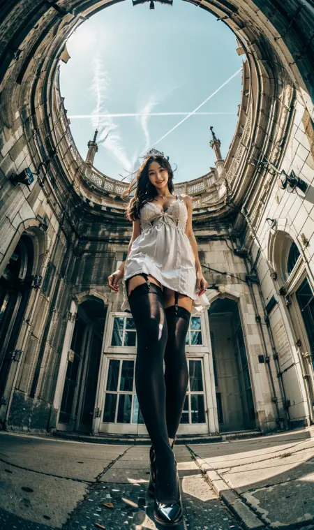 【Muggle Lora】Wide-angle upward shot/extremeangle 广角仰拍