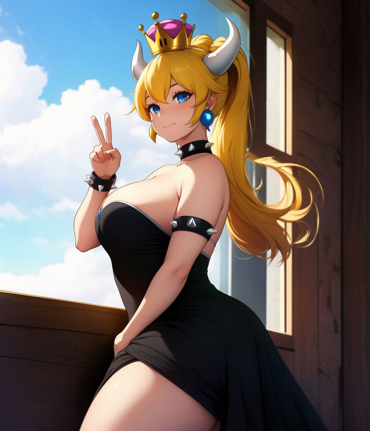 Bowsette (Mario Franchise Derivation) image by ChaosOrchestrator