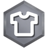 Silver Clothing Badge