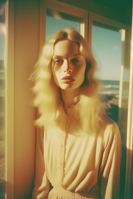 <lora:Marianna Rothen Style:1>Marianna Rothen Style - Petra Collins, Andy Warhol photography, cinematography, confident, Mikael Jansson photography, tilted frame, vogue editorial, long shot, wide shot, portrait photography holga aesthetic faded expired film