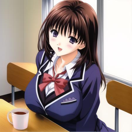 <lora:Yoshizuki_Iori:0.45>, Yoshizuki_Iori, big_breasts, school_uniform