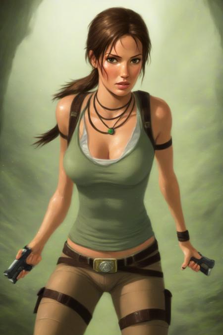 Lara Croft <lora:lara_croft:1>