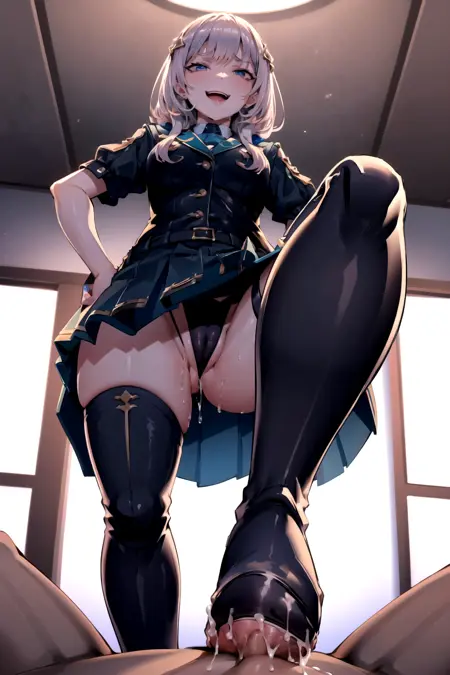 Change-A-Character: Getting Stepped On, Your Waifu Takes Control of the Situation!