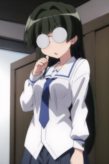 rei_tachibana, 1girl, solo, glasses