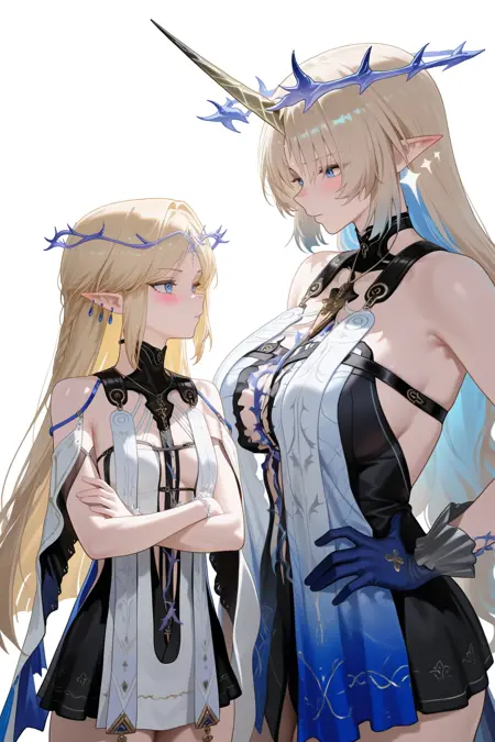 cartethyia&fleurdelys (wuthering waves) || 卡提希娅&芙露德莉斯 鸣潮