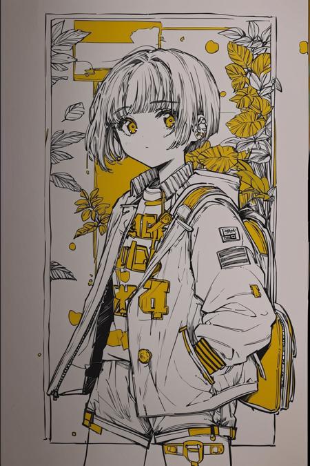 [XL] Kitamurashu/北村集   黄色插画世界 - Artist Style XL_v1.0