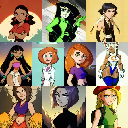 Kim Possible Style + 5 Characters [Pony]