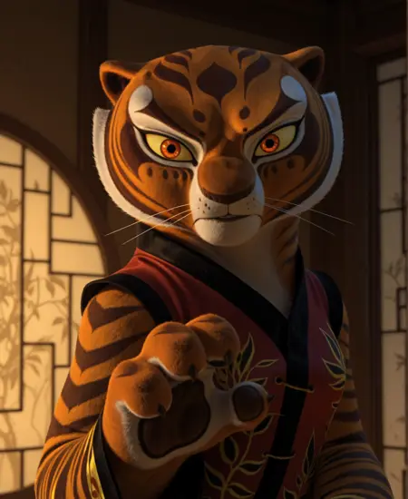 Master Tigress - Kung Fu Panda franchise ( Illustration Lora )