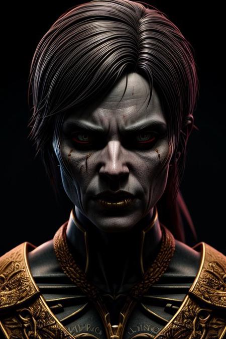 portrait of devil skull merging with CHARACTERS NAME) warrior in cyber punk, horror core, neon ambiance, beautiful detailed intricate insanely detailed detailed, digital painting, vibrant, epic, masterpiece, HDR, sharp focus, illustration, ultra realistic, 8 k, soft natural volumetric cinematic perfect light, sf, intricate artwork masterpiece, ominous, matte painting movie poster, golden ratio,  intricate, epic,  highly detailed, vibrant, production cinematic character render, ultra high quality model in style of the known darkest artist,