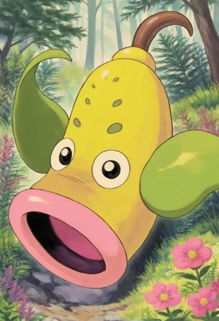 Weepinbell: Flycatcher | ウツドン (Pokedex #0070)