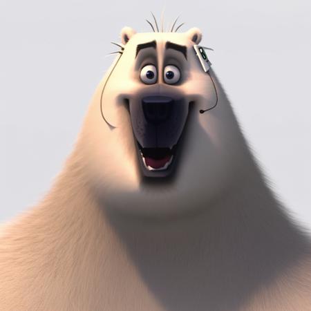 Corporal the polar bear from Madagascar V1