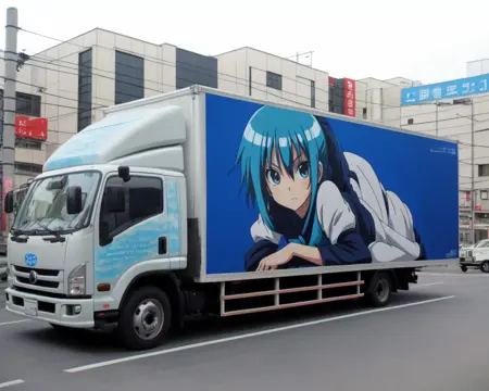 advertising truck