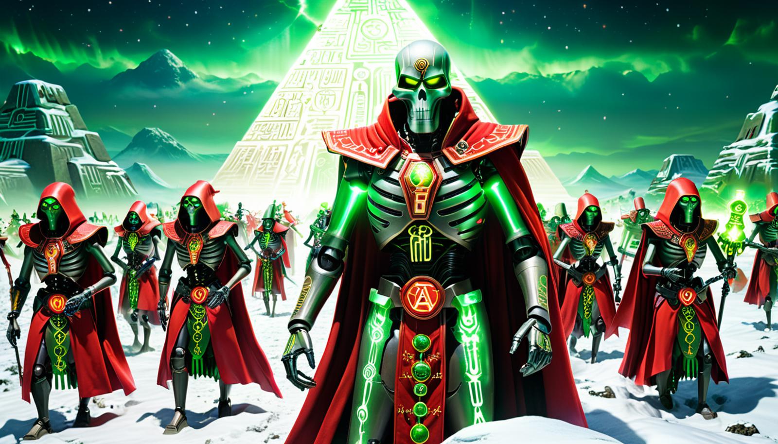 AI Overlord Santas Necrons