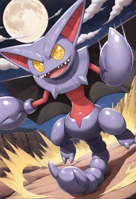 Gliding Scorpion - Gliscor (Regular+Shinyversion) - Illustrious_v1.0