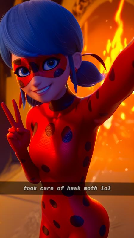 Ladybug from Ladybug & Cat Noir: The Movie (2023) Pony XL