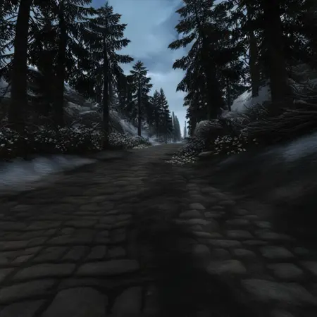 Skyrim Mountains and Landscape