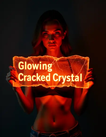 Glowing Cracked Crystal (Flux) V1,0